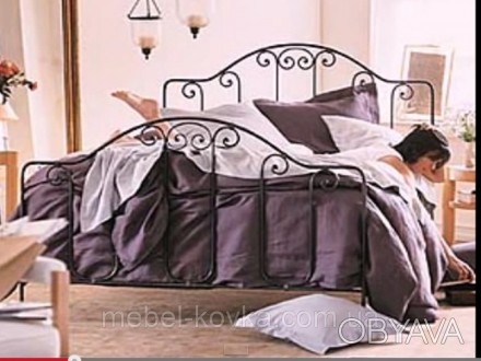 Железная кровать - это изысканный обьект дизайна он украсит собой любую квартиру. . фото 1