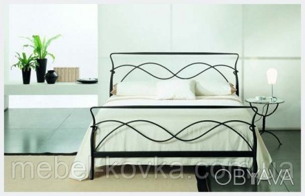 Кованая кровать - это изысканный вариант дизайна он украсит собой любую квартиру. . фото 1