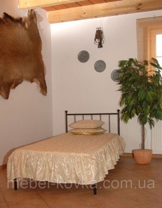 Железная кровать - это изысканный обьект интерьера он украсит собой любую спальн. . фото 4
