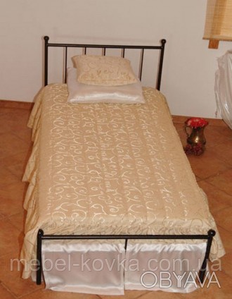 Железная кровать - это изысканный обьект интерьера он украсит собой любую спальн. . фото 1
