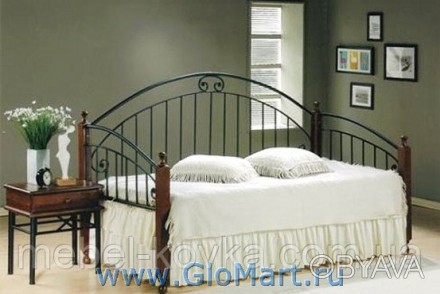 Металлическая кровать - это изысканный вариант мебели он украсит собой любую дом. . фото 1