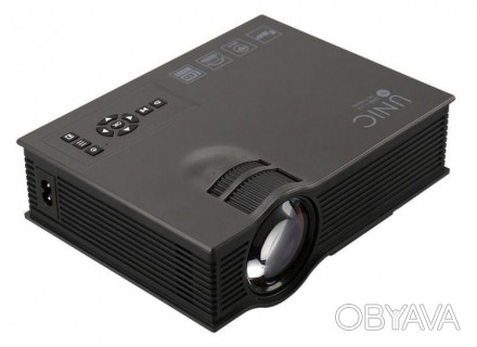 Встроенный wi-fi! Светодиодный LED проектор для просмотра фильмов, игры в видео . . фото 1