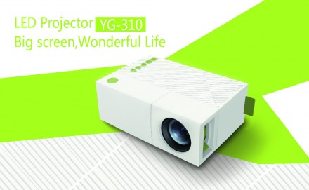 Проектор YG310 - мультимедийный проектор с разрешением 320 x 240 пикселей, и ярк. . фото 5