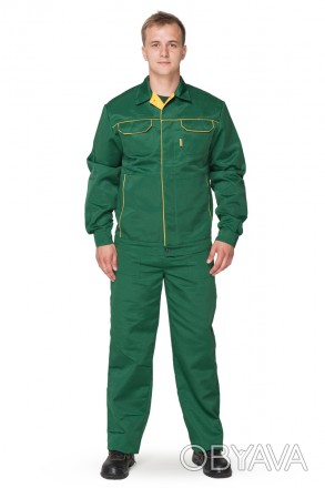 Предлагаем качественные и стильные рабочие костюмы зеленого цвета 
Костюм рабоч. . фото 1