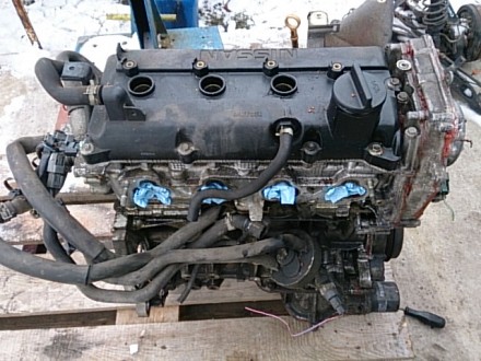 Продается Двигатель в сборе на Nissan X-Trail 2.0 QR20 в б/у состоянии. Фото соо. . фото 2