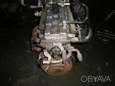 Продается Двигатель в сборе на Nissan Note 1.4 в б/у состоянии. Фото соответству. . фото 1