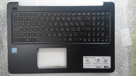 Клавиатура в сборе Asus E502, E502MA, E502M, E502SA, E502S (клавиатура + передня. . фото 3