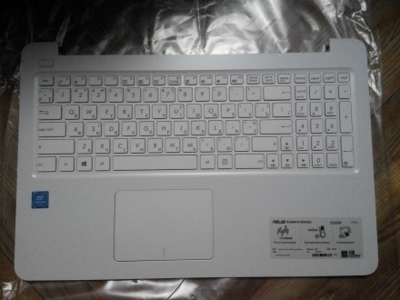 Клавиатура в сборе Asus E502, E502MA, E502M, E502SA, E502S (клавиатура + передня. . фото 2