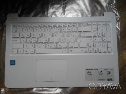 Клавиатура в сборе Asus E502, E502MA, E502M, E502SA, E502S (клавиатура + передня. . фото 1