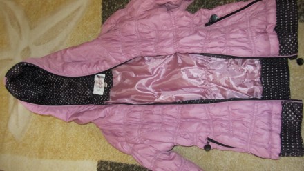 Куртка для девочки(б/у, отл. сост., размер М для девочки 7-9 лет, демисезонная, . . фото 3