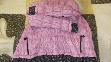 Куртка для девочки(б/у, отл. сост., размер М для девочки 7-9 лет, демисезонная, . . фото 4