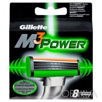 Касеты для бритья Gillette Mach3 и Mach3 power,касеты продаются упаковками по 8ш. . фото 1