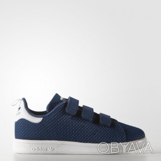 Детские кроссовки Adidas Stan Smith - это современная мини-версия культовой моде. . фото 1