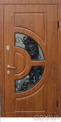 Двери входные Арма 304 витраж уличная винорит. Размеры 860х2050мм/960х2050 мм +2. . фото 1
