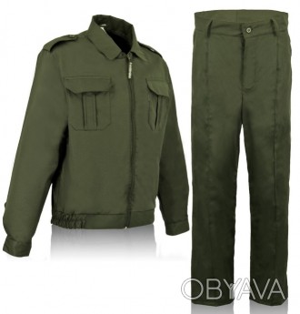 Костюм Охрана Люкс цвет олива тк.Рип-стоп состоит с куртки и брюк.
Материал: Ри. . фото 1