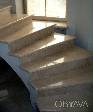 Шикарная лестница из мрамора любого оттенка для вашего любимого гнёздышка. Заход. . фото 1