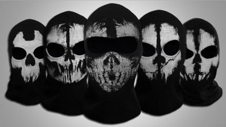 Коллекция "Призрак" или маски Логана из Call of Duty(Каин-Варлок-Самаэль-Стервят. . фото 2