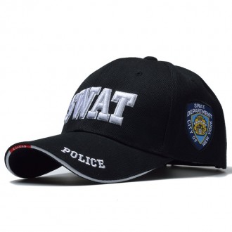 Бейсболка спецназа полиции SWAT (копия)Копия. Украшена вышивками и логотипами Де. . фото 2