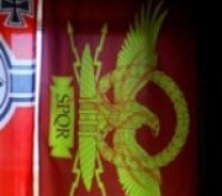 Флаги Римской империи (2D и 3D)в 2D Имперское знамя (Большой орел со свастиками). . фото 5