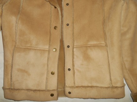 Легкая женская курточка Laura Ashley из искусственной мягкой меховой ткани, поши. . фото 8
