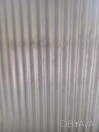 Листы алюминиевые (волновой -под шифер).Ширина 1,05 см,высота 2м,толщинам1 мм,ве. . фото 1