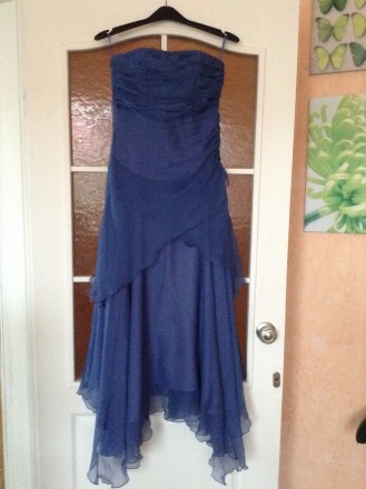 Платье бирюзового цвета, юбка из нескольких слоёв покроена клиньями. Длина 126см. . фото 6