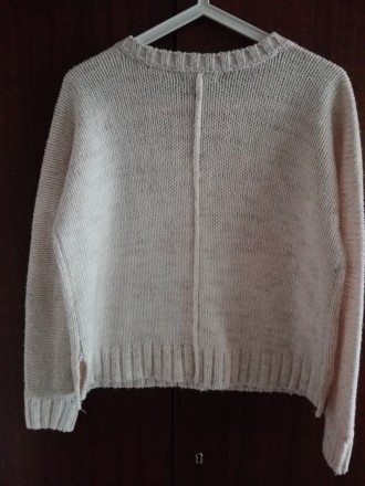 Стильный укороченный свитер, кроп New Look из меланжевой пряжи. Теплый и приятны. . фото 4