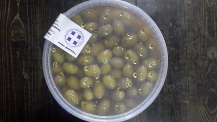 Грецькі оливки з кісточкою оптом Відро 5л(масса сухого продукту 3кг) сорт Джамбо. . фото 3