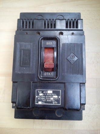 Продам автоматический выключатель А 3124 на 100А. Не пользованый, советского про. . фото 2