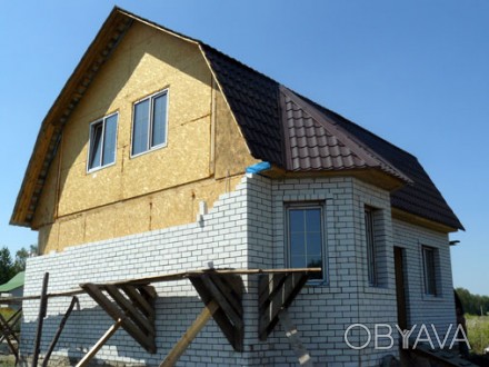 Строительство домов по Канадской технологии. Плюсы данного дома это быстрый монт. . фото 1