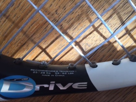 Продам теннисную ракетку Babolat Pure Drive, новая (играл 2 игры), в комплекте с. . фото 3