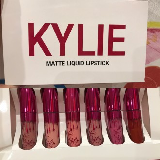 Набор из 6 шт!Матовые помады Kylie Birthday Edition равномерно ложатся на губы. . . фото 7