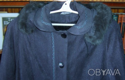 Зимнее женское новое пальто с меховой подкладкой (отстёгивается). Подойдет на ра. . фото 1