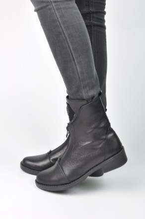 Женские ботинки черные кожаные
размеры: 36-39
Сезон: деми
Материал: натуральн. . фото 3