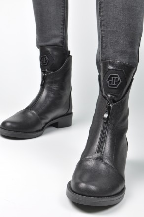 Женские ботинки черные кожаные
размеры: 36-39
Сезон: деми
Материал: натуральн. . фото 6