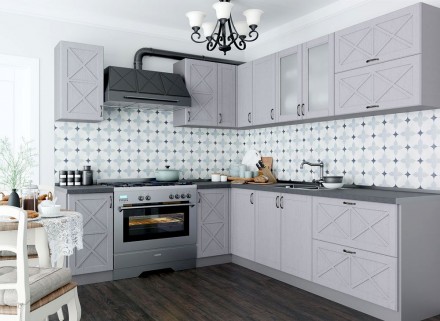Модульная кухня Парма с большим выбором стандартных модульных секций для кухни л. . фото 4