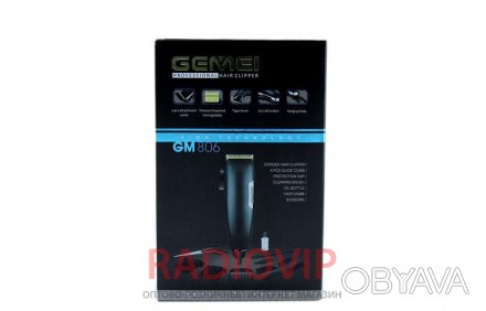 Машинка для стрижки Gemei GM 806 — это прибор для профессионального парикмахера . . фото 1