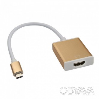 Конвертер Type-C (папа) на HDMI(мама) используется для подключения портативных у. . фото 1