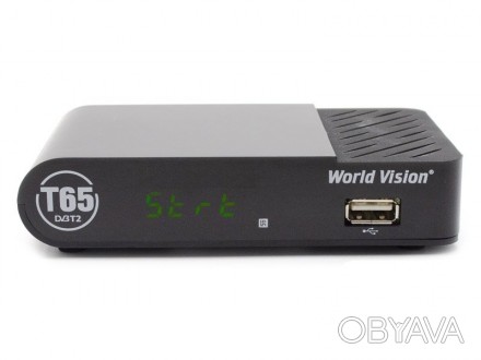 Тюнер цифровой World Vision T65 (DVB-T2) - цифровой эфирный приемник с пультом д. . фото 1