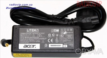Зарядное устройство для ноутбука ACER с напряжением питания зарядного устройства. . фото 1