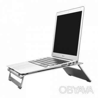 Подставка Upex для MacBook Aluminium series Silver (UP60201). . фото 1