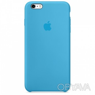 Удобный, эффективный и стильный чехол Apple Silicone Case для iPhone 6/6s Blue б. . фото 1