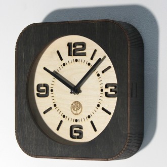 Часы изготовлены из фанеры наивысшего сорта, использован механизм постоянного, н. . фото 3