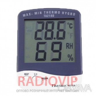 Термометр с гигрометром 218 D предназначен для измерения температуры и влажности. . фото 1