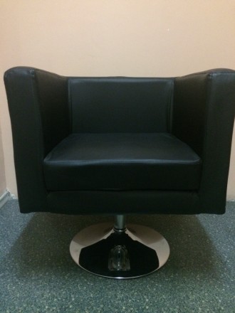 Кресло барное Марс, материал - кожзам черного цвета. Широкое удобное сиденье, с . . фото 6