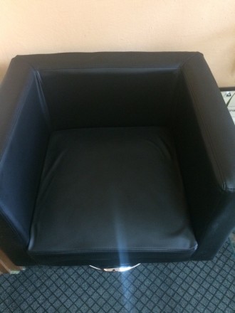 Кресло барное Марс, материал - кожзам черного цвета. Широкое удобное сиденье, с . . фото 7