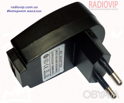 Зарядка 220V - USB (5V-1A) - универсальная зарядка с выходом USB и напряжением 5. . фото 1