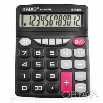 Калькулятор Kadio KD 8876B - удобный настольный калькулятор поможет вам производ. . фото 1