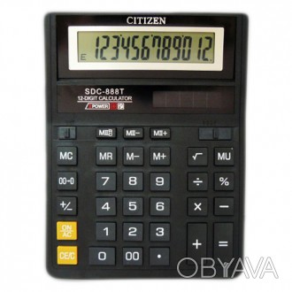 Калькулятор SDC 888T - удобный настольный калькулятор поможет вам производить вс. . фото 1