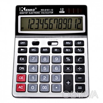 Калькулятор Kenko 6161 - удобный настольный калькулятор поможет вам производить . . фото 1